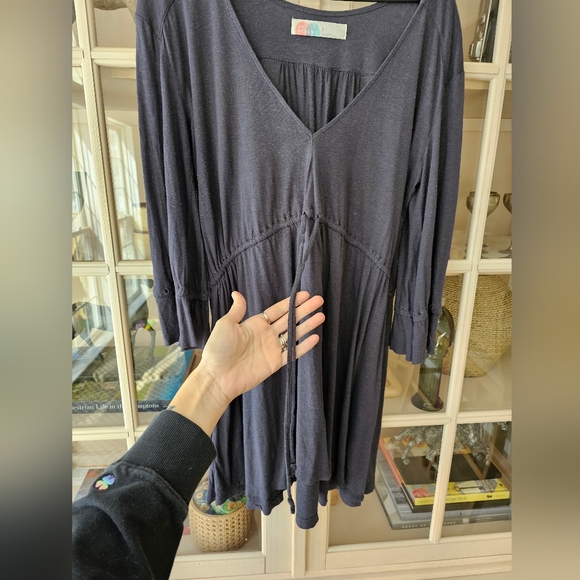 Free People Livia Dress Steel Grey - Picture 5 of 9